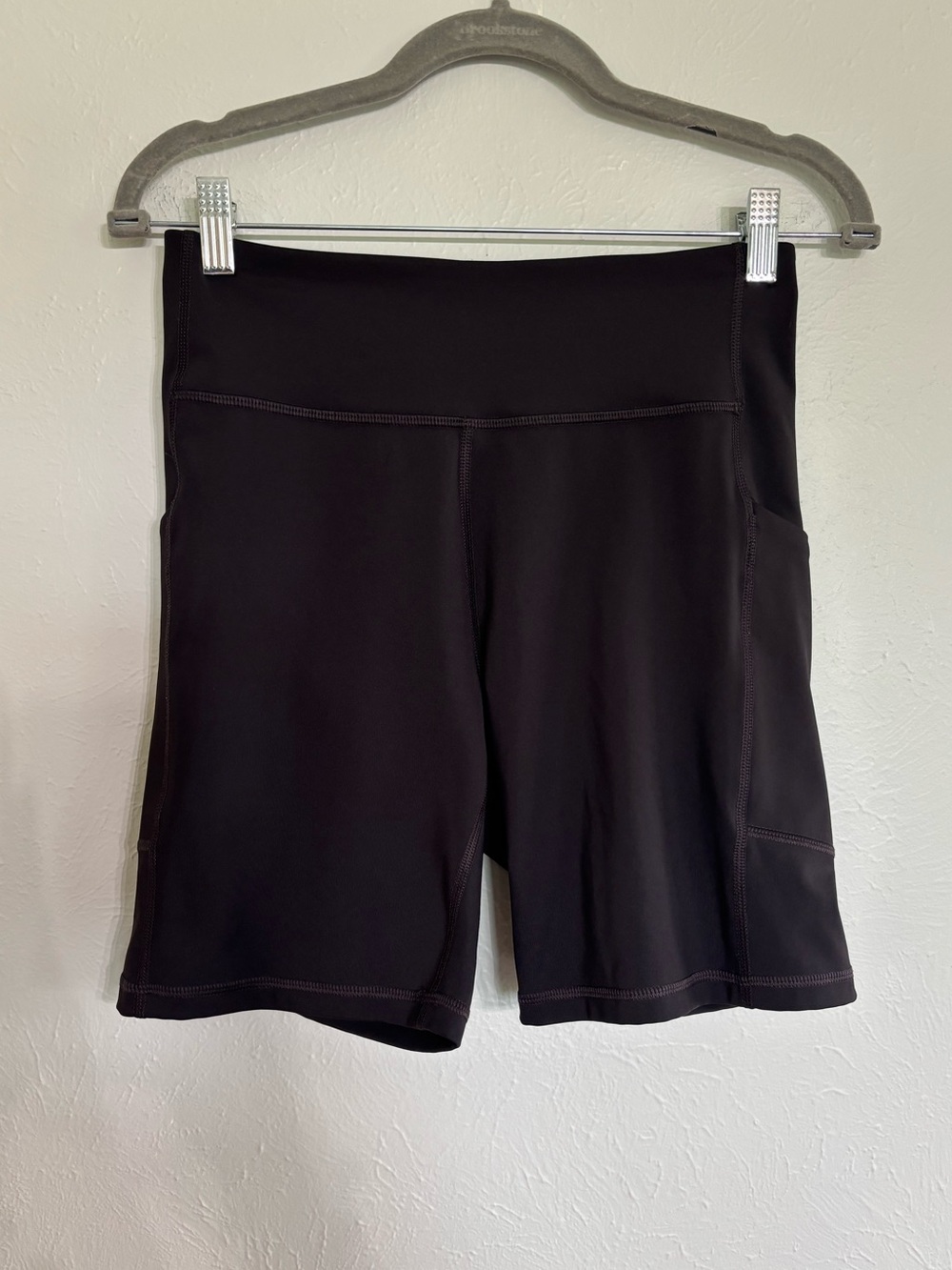 tek gear Black High-Waist Bike Shorts with Side Pockets